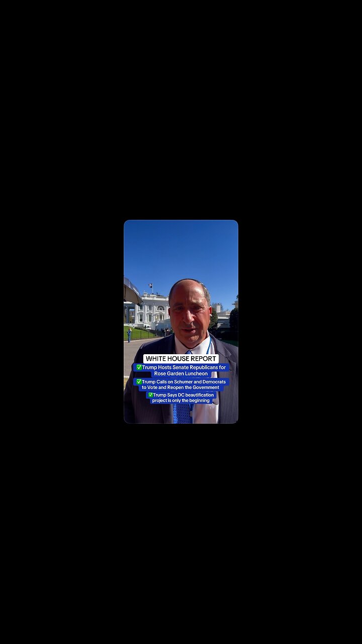 White House Report: President Trump Hosts Senate Republicans for Rose Garden Luncheon