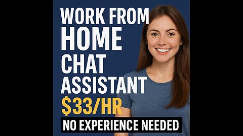 Get Paid $33/HR to Chat Online – No Experience Needed! 💻💬