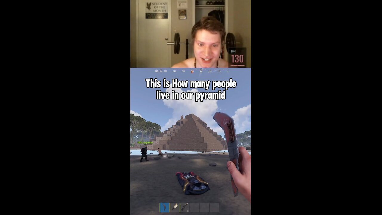 How many people live in our pyramid