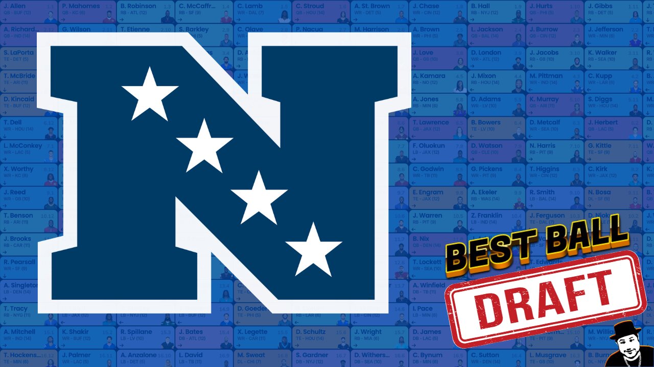 LIVE Fantasy Football Best Ball DRAFT ACTION Starts NOW!