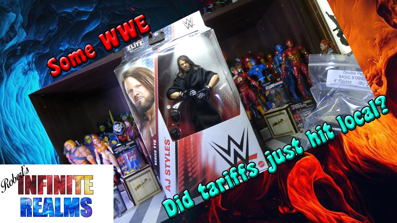 WWE Ultimate Hulk Hogan and Elite AJ Styles and did tariffs hit local?