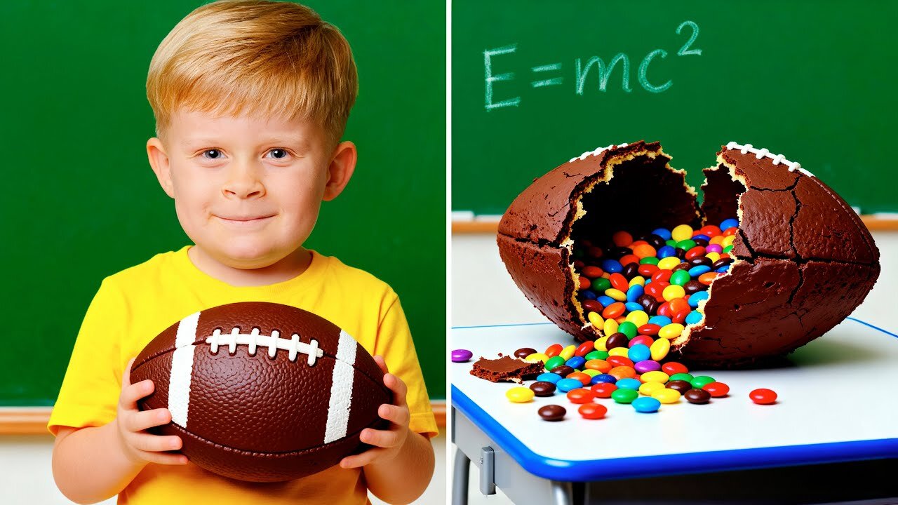 No Candy at School! Fun Kids Challenges & Rules for Kids