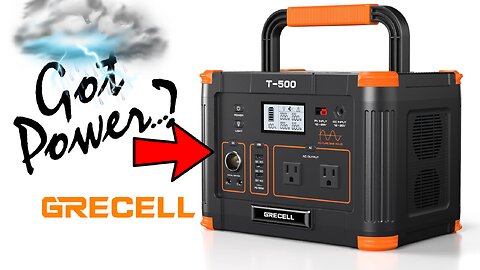 YOU NEED THIS! GRECELL Portable Power Station 500W REVIEW -- LGH