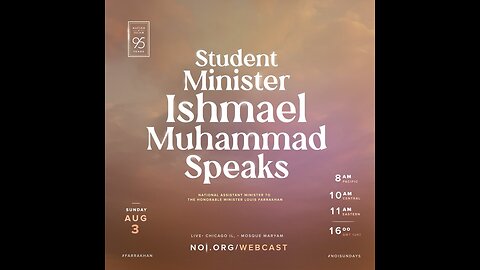 Student Minister Ishmael Speaks