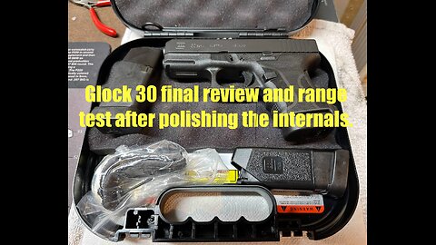 Glock 30 Gen 4 .45 ACP Fragout custom - final review after firing range. Includes shooting video.