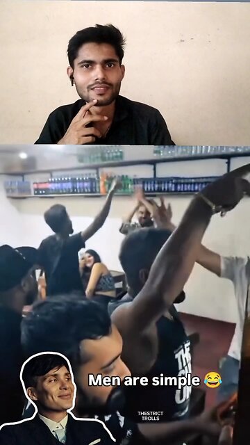 khana banne per sabhi aadami naachne Lage