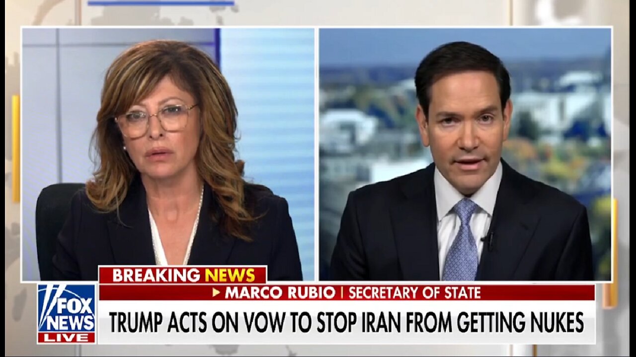 RUBIO: TRUMP ACTS ON VOW TO STOP IRAN FROM GETTING NUKES