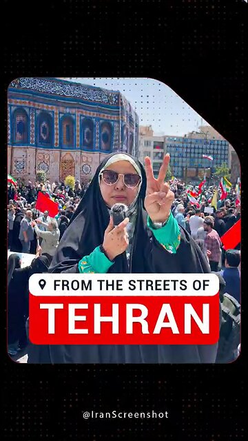 A Sea of Defiance: Iranians Flood Streets Against U.S. & Zionist Regime