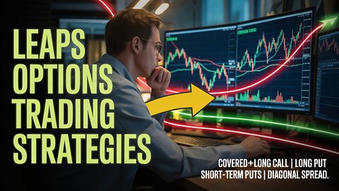 Leaps Options Trading Strategies | Covered+Long Call | Long Put | Short-Term Puts | Diagonal Spread