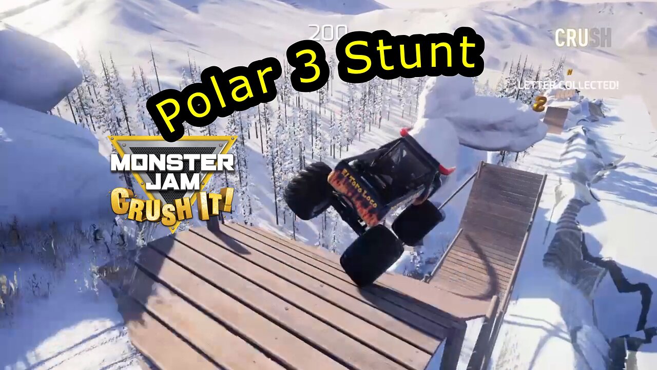 Monster Jam Crush It! | Polar 3 Stunt