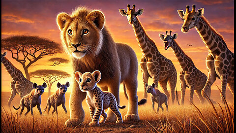 The Dailyyy Stories | King the Friendly Lion | Episode 2 | Bravery in the Savannah