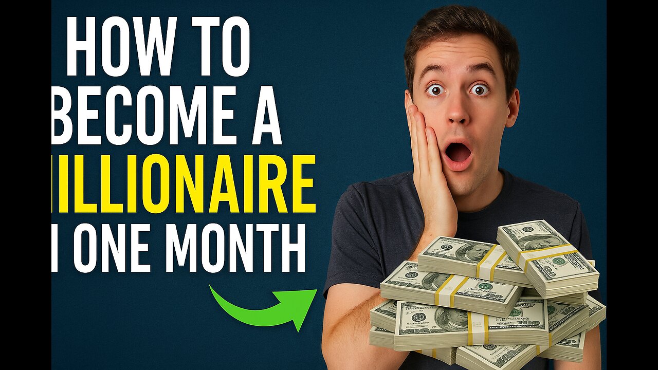 How To Become A Millionaire In One Month | Step By Step Guide