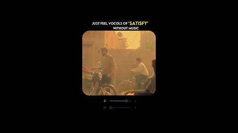 just feel vocols of ''SATISFY'' without music best song maapa mari jaan