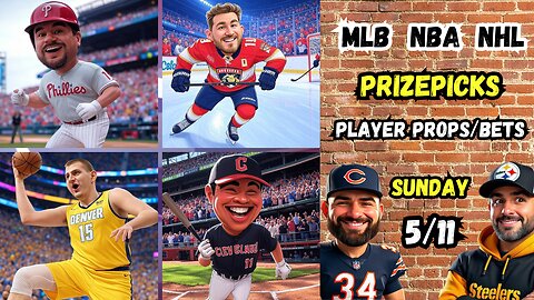 🔥 6 BEST MLB Props Today Sunday 5/11/25 | 🏀 NBA PROPS | 🏒 NHL PROPS