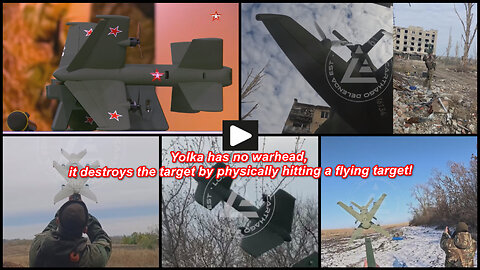 Russian Yolka Air defence kinetic interceptor drone