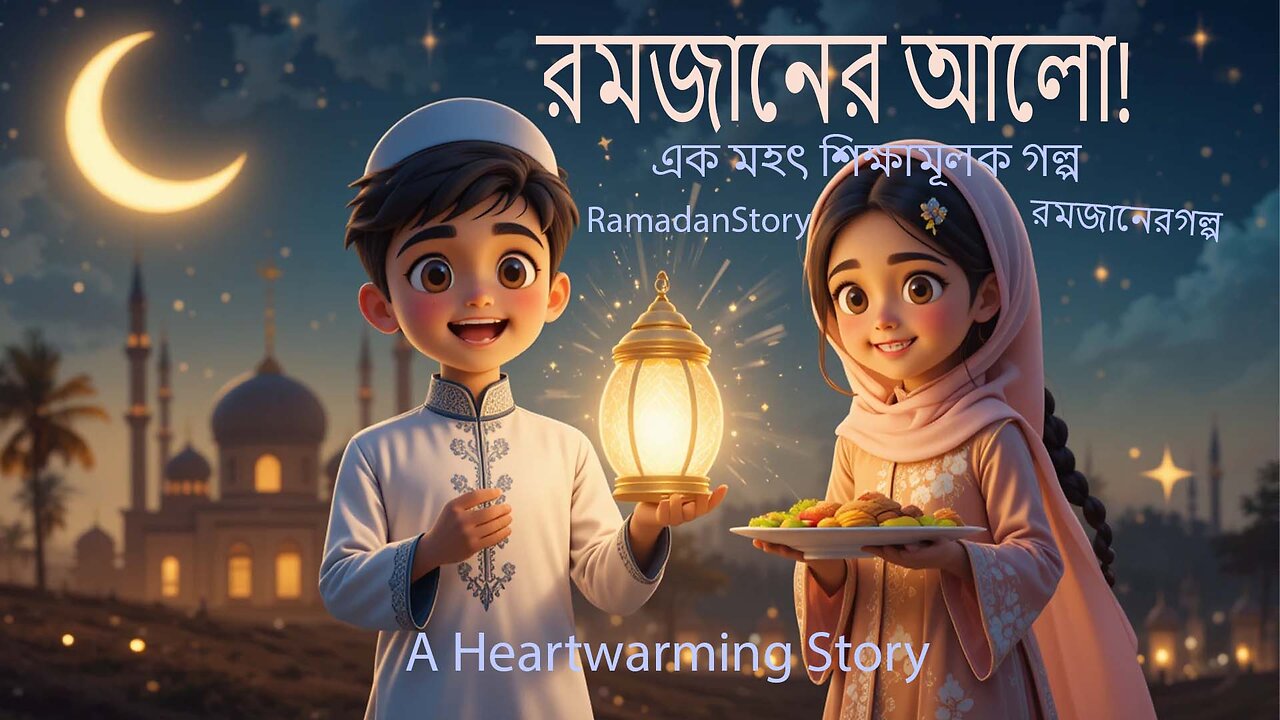 Ramadan Lantern – রমজানের আলো | A Heartwarming Story of Kindness & Sharing ✨🌙