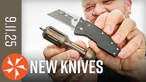Cool Tools & Retro Reissues - New Knives September 11th, 2025 at KnifeCenter
