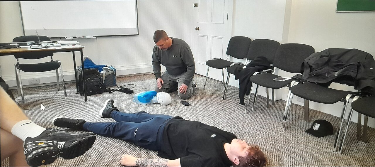 Man down scenario training. October 2005