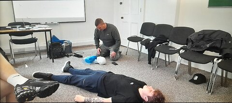 Man down scenario training. October 2005