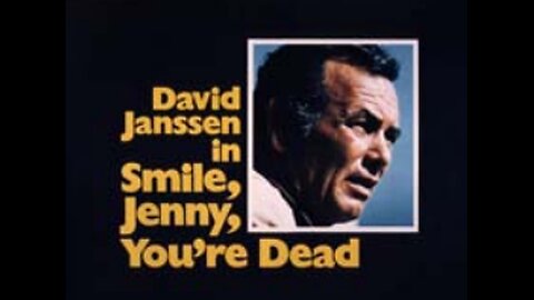 1974 David Janssen is Harry O in Smile Jenny, You're Dead