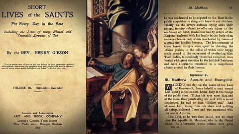 Saint Matthew {September 21} 📖🎧