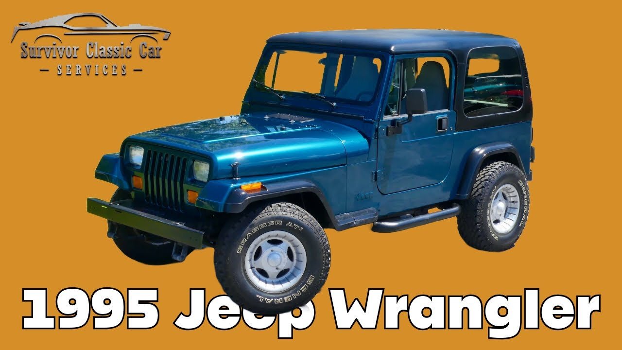 1995 Jeep Wrangler. Extremely clean low mileage with hardtop! Great color combination! For sale!