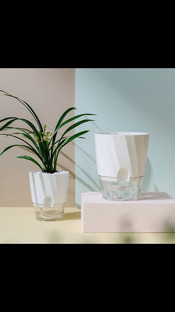 1pc New Nordic Athens Style Lazy Water Free Resin Automatic pot