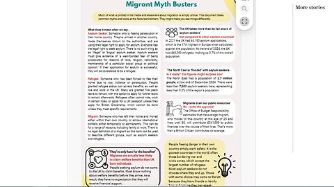 UK pro-immigration fact sheet: "Migrants will contribute more than the average British citizen"