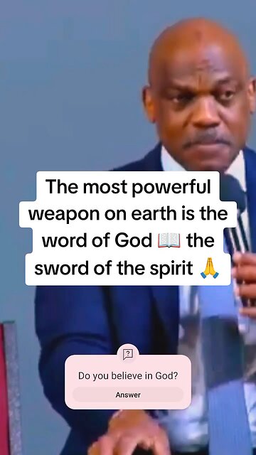 The power of the word of God!