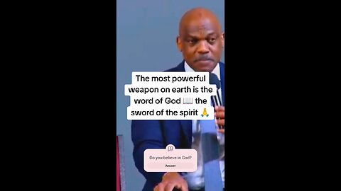 The power of the word of God!