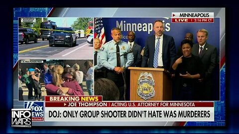 Police Chief / US Attorney Of Minnesota Say We'll Never Know Why He Killed Children At Catholic Mass