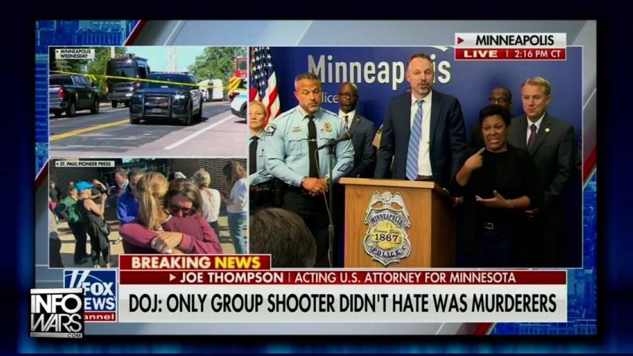 Police Chief / US Attorney Of Minnesota Say We'll Never Know Why He Killed Children At Catholic Mass