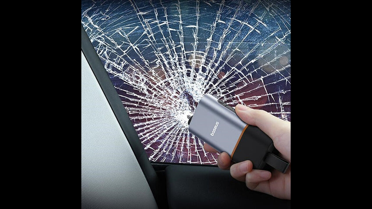 Three-in-One Car Safety Rescue Hammer