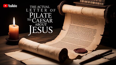 📜PILATE'S LOST LETTER TO CAESAR ABOUT JESUS’ CRUCIFIXION & RESURRECTION! #PilateLetter #JesusHistory