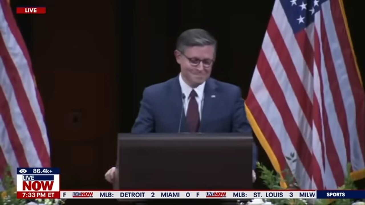 Charlie Kirk death: RFK Jr., Speaker Mike Johnson, Karoline Leavitt speak at D.C. memorial service