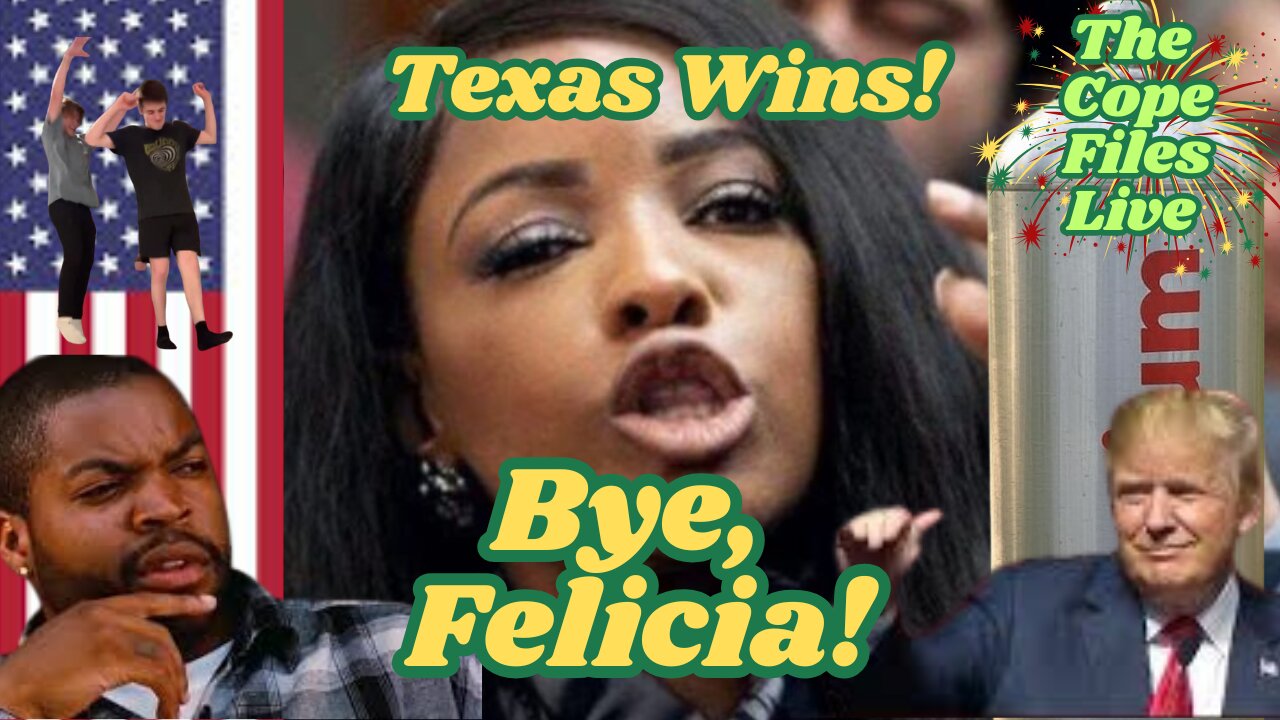 Cope Files Live - Texas Republicans Win! Crockett Cries. Bye,Bye Jasmine!
