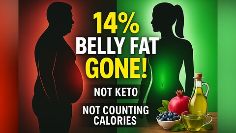 Lose 14% Belly Fat Without Losing Weight | Visceral Fat Diet Explained 🔥