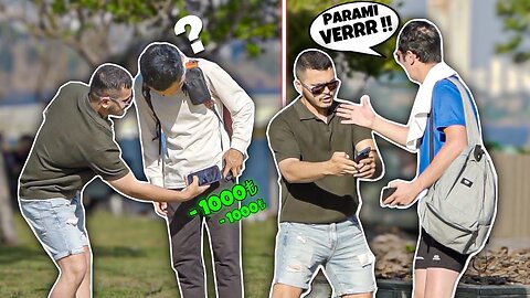 A JOKE ABOUT DRAWING MONEY FROM PEOPLE!! (THE PEOPLE ARE GOING CRAZY) - SOCIAL EXPERIMENT