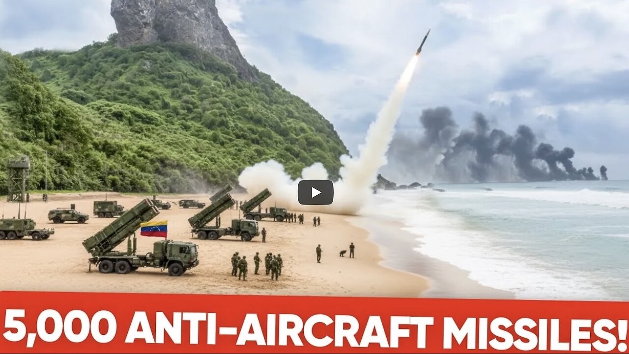 Venezuela Warns US with 5,000 Anti-Aircraft Missiles to "Ensure Peace"