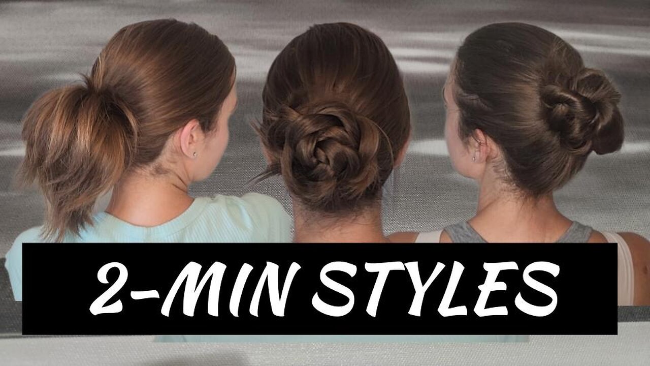 3 Easy Updos For When You're Late