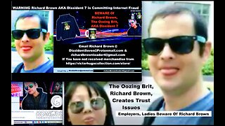 Richard Brown Creates Trust Issues For Employers And Women Beware Of The Oozing Brit Richard Brown