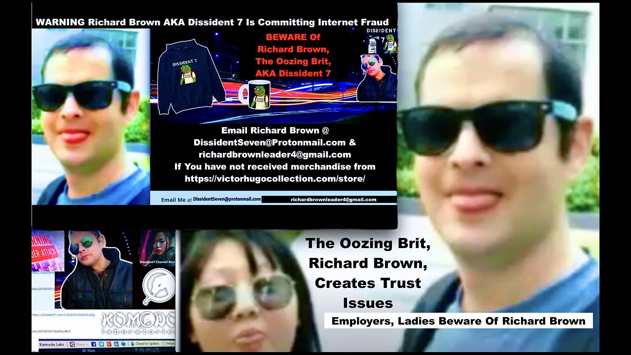 Richard Brown Creates Trust Issues For Employers And Women Beware Of The Oozing Brit Richard Brown
