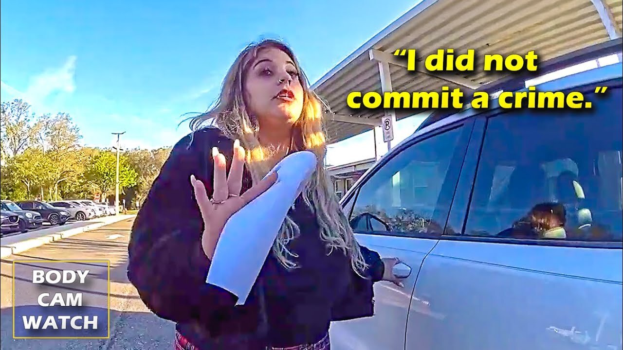 Mom Thinks Traffic Laws Don't Apply During School Drop-Off
