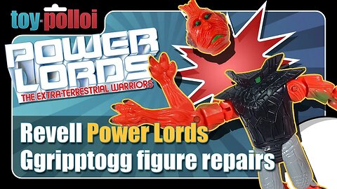 Vintage Power Lords Ggripptogg neck repair - Toy Polloi