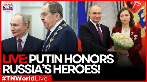LIVE: 'NO GREATER POWER THAN RUSSIA', Putin Honors Lavrov and Russia's Heroes!