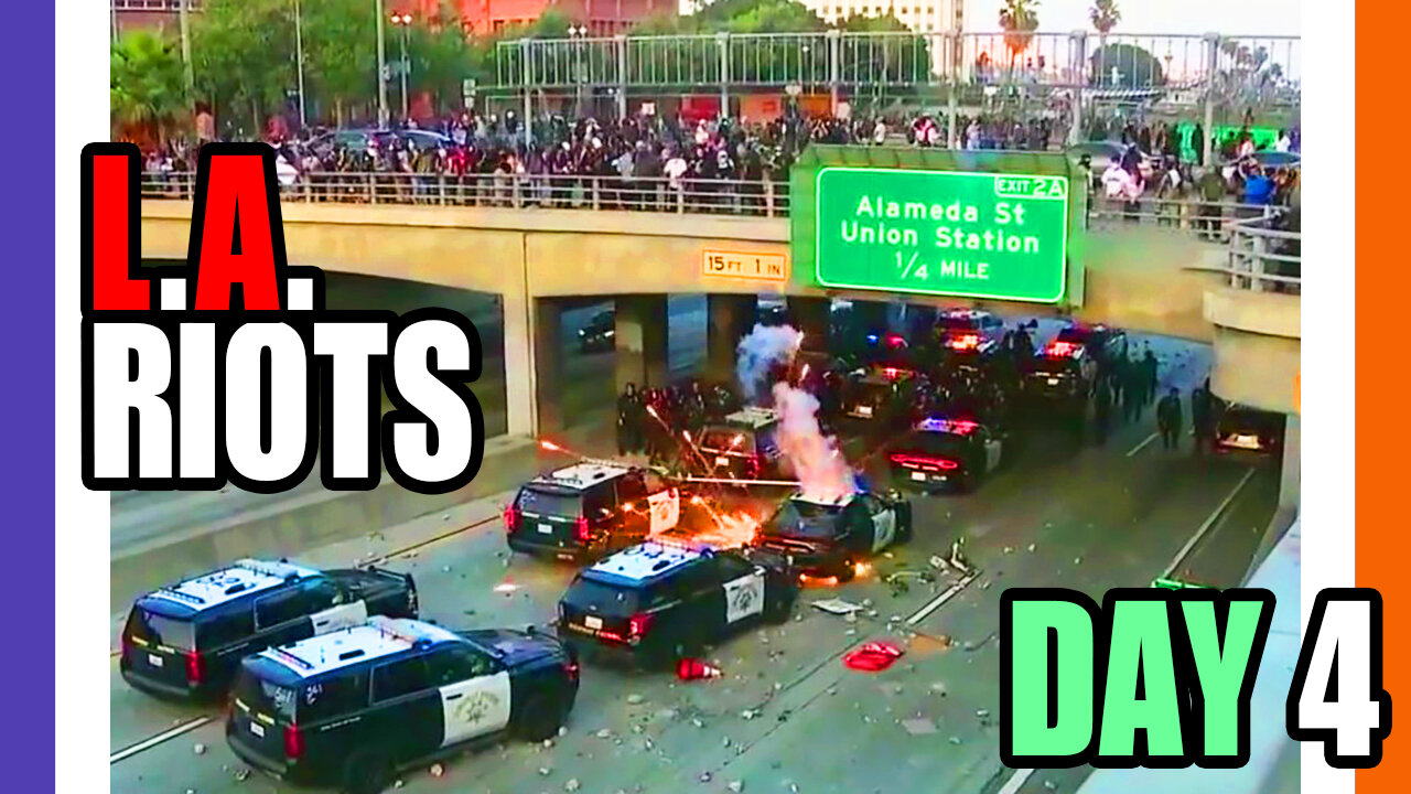 🔴LIVE: UPDATES On The LA Riots, Ireland Torches Home of Illegals, Another 2,000 Deployed To LA 🟠⚪🟣