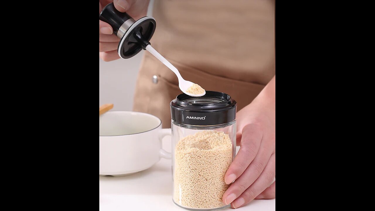 Spice Shakers With Spoon For Liquid & Solid Condiment