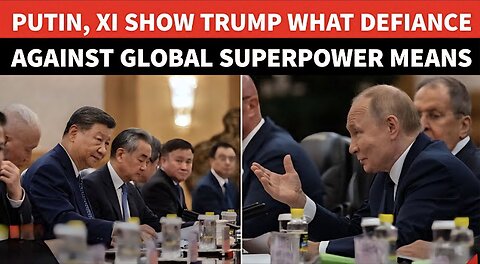 FULL EVENT: ‘Dear Friends’ Putin & Xi Rattle Trump; Call Russia & China ‘Victors Of WW2’