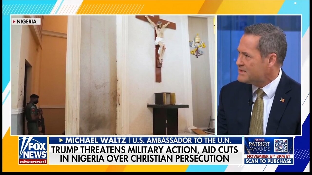 Amb Mike Waltz: Christian Persecution In Nigeria Is A Horrendous Problem
