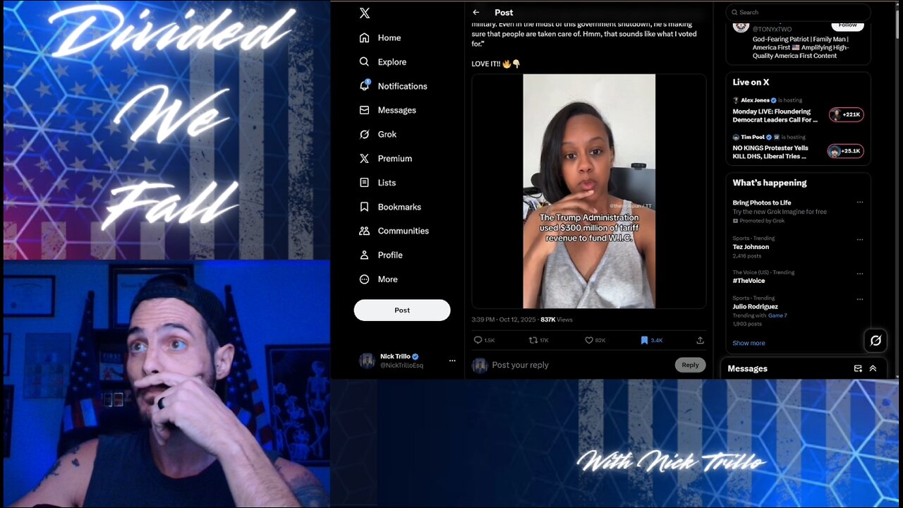 Day 20 Shutdown: Blame Game, Real Pain & Chemtrail Madness | Divided We Fall #2